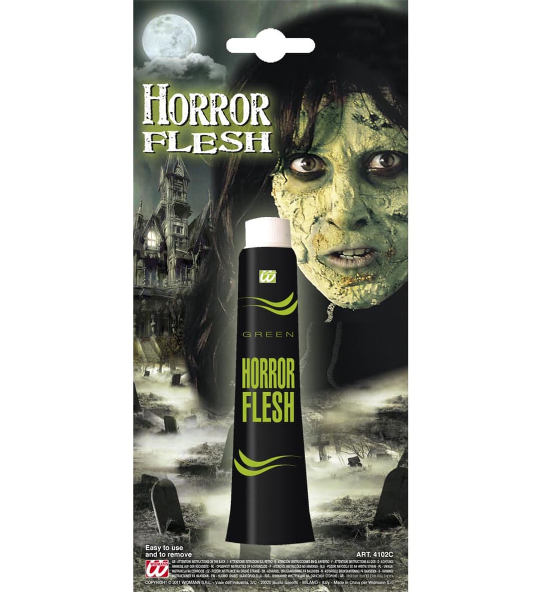 Zöld horror arcfesték