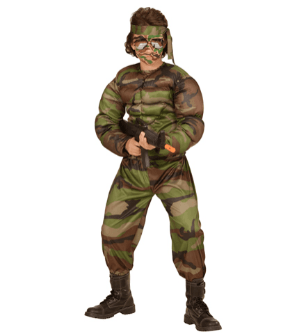 Szuper katona jelmez 128-as