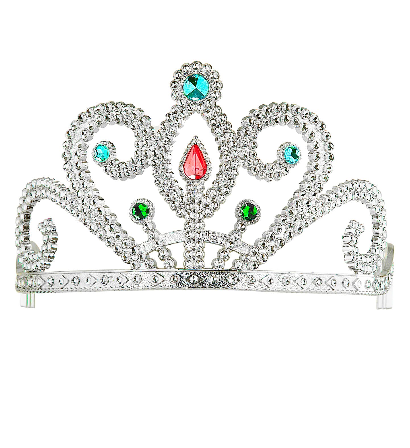 Widmann - Ezüst színű tiara kövekkel