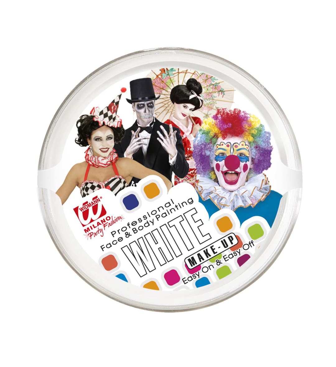 Fehér arcfesték tégelyes