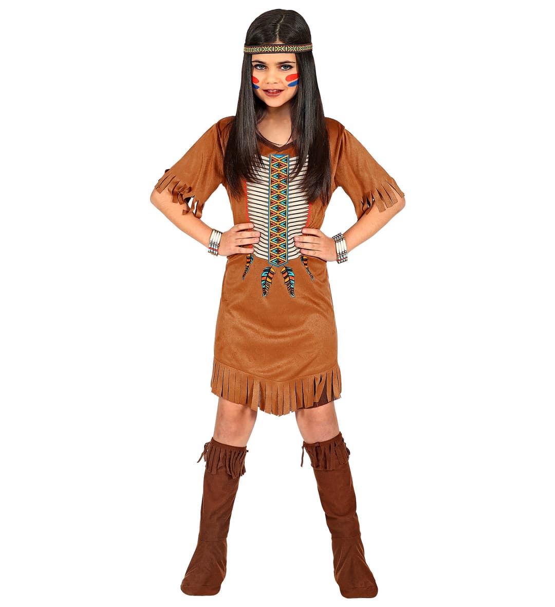 Bennszülött Indiánlány Jelmez 128-as