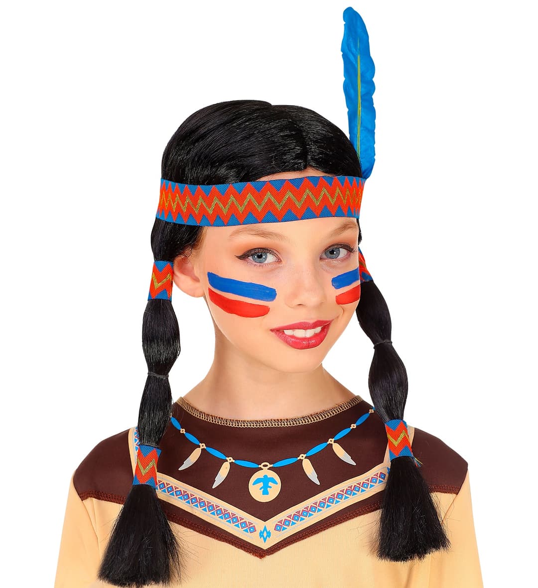 Indiánlány paróka