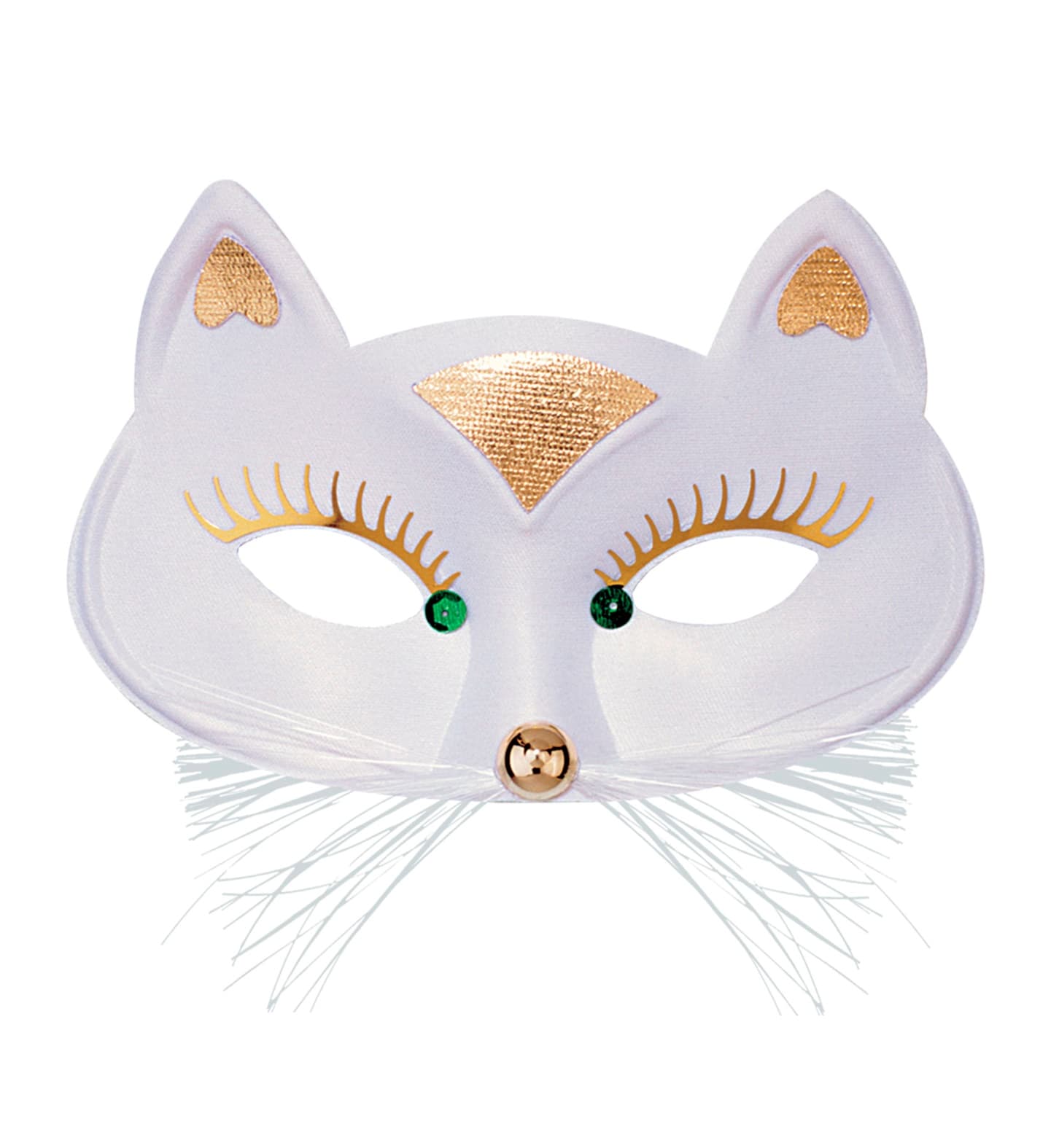 Macska álarc fehér