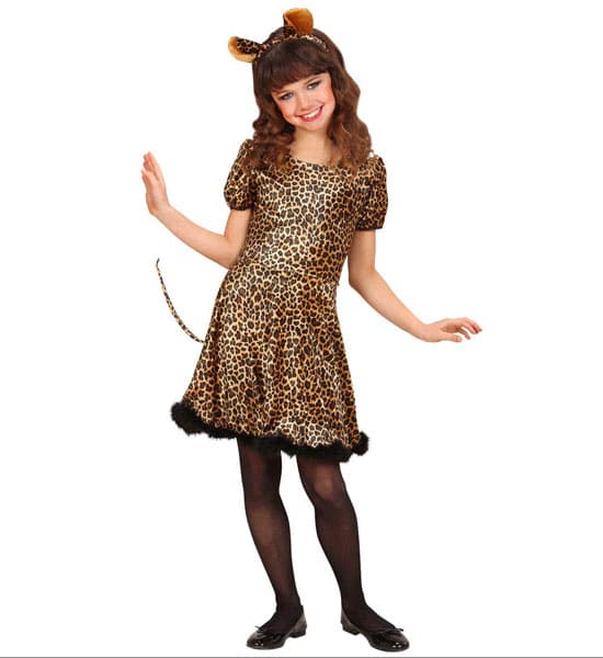 Leopárdlány jelmez 128-as