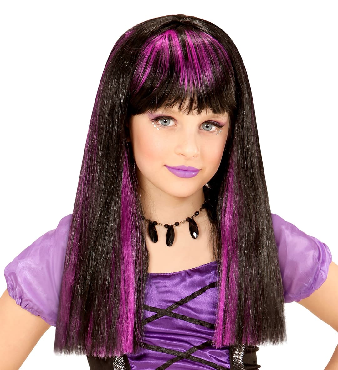 Boszorkány paróka lila