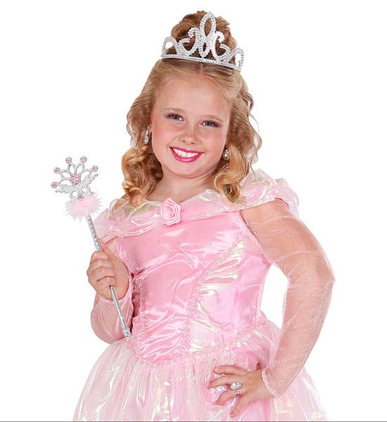 Ezüst színű tiara