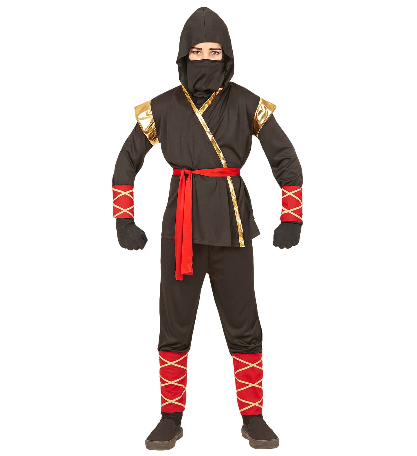 Arany ninja jelmez 116-os